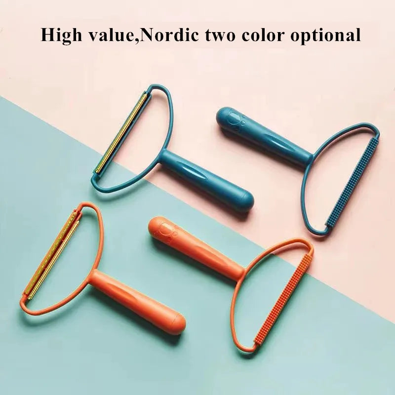 Portable Lint Remover Pet Hair Remover Brush Manual Lint Roller Sofa Clothes Cleaning Lint Brush Fuzz Fabric Shaver Brush Tool