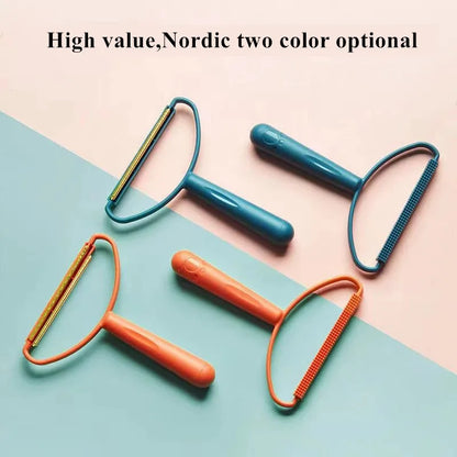 Portable Lint Remover Pet Hair Remover Brush Manual Lint Roller Sofa Clothes Cleaning Lint Brush Fuzz Fabric Shaver Brush Tool