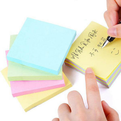 50 Sheets/pad Transparent Sticky Notes Pad Waterproof Self-Adhesive Clear Memo Message Reminder Home Office School Supplies