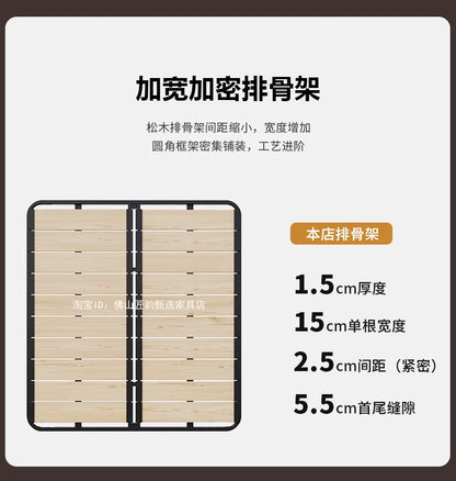 Hospital Sleeping Massage Bed Bedroom Queen Double Children Modern Bed Safe Leather Letto Matrimoniale Lounge Suite Furniture