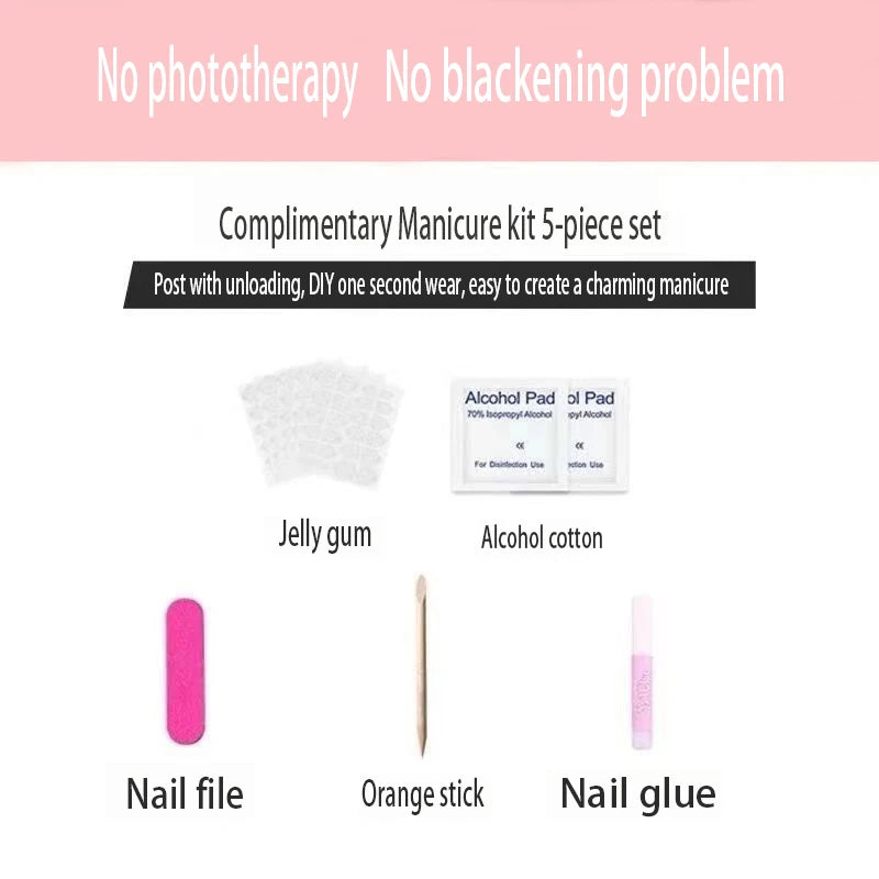 Acrylic Press on Nails With 3d Designs Kawaii Sea Shell Full Cover Artificial Nails Blue Color Handmade Japanese Manicuree Nails