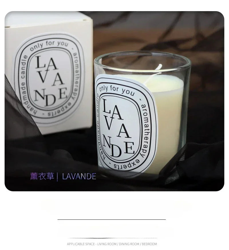 Romantic Transparent Scented Fragrance Candle Light Gift Scented Aromatic Candles Guest Gift Candles Wedding Candles Candle Jar