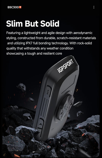 iGPSPORT BSC300T Touch-screen Bike Computer Global Map Cycling Computer Wireless Bike GPS Computer Support E-bike