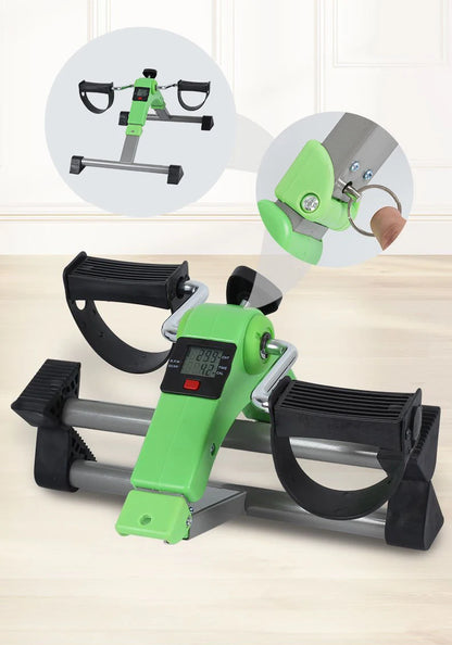 Pedals Exercise Bike Portable Mini Exercise Bike Bodybuilding Machine Elderly Rehabilitation Leg Arm Trainer Bicycle