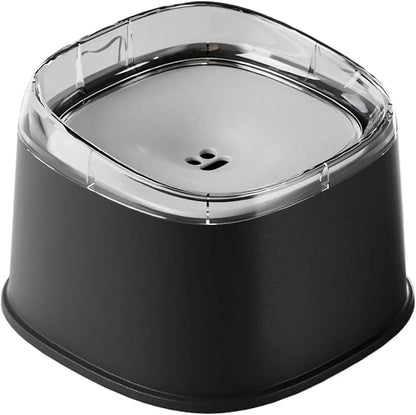 2.2L Dog Drinking Water Bowl No Spill Floating Non-Wetting Mouth Cat Slow Anti-Overflow Water Feeding Dispenser Large Capacity