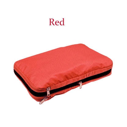 Nylon Double Layer Portable Compression Packing Cubes For Large Travel Suitcase Organizer ,Waterproof ,For Travelling