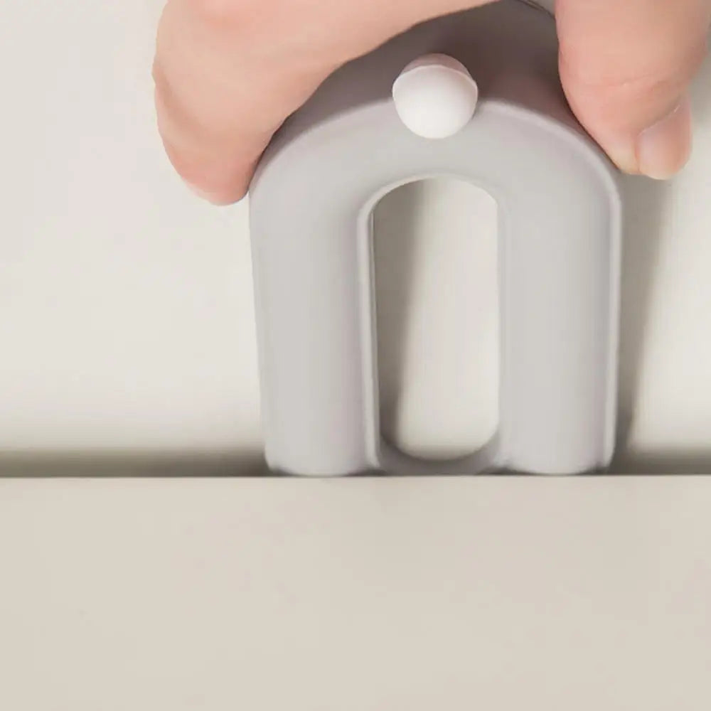 Silicone Door Stop Holder Door Catch Stoppers Door Stops for Bottom of Door Sound Dampening Door Bumpers Door Stop Wedge tool