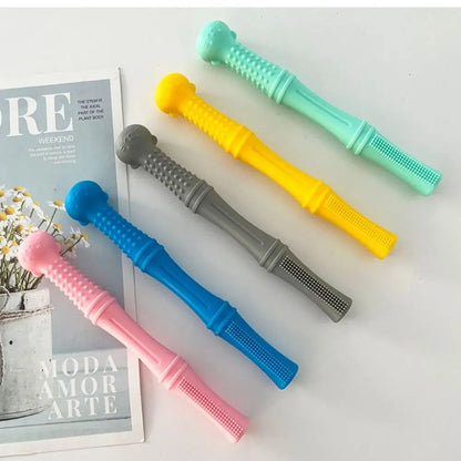 High Quality Silicone Baby Teether Soft Safe Baby Molars No Deformation Food Grade Chewing Toys