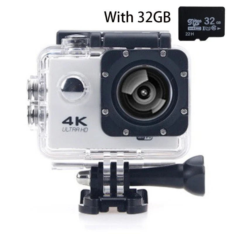 4k HD Mini Action Camera WiFi Remote Control Sport Camera Underwater Waterproof Video Recording Cameras Action Video Cameras