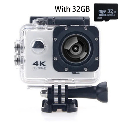 4k HD Mini Action Camera WiFi Remote Control Sport Camera Underwater Waterproof Video Recording Cameras Action Video Cameras