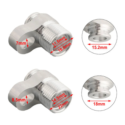 Auto Parts Tow Hook Cover Adapter Fittings Car Parts Compressor Compressor To #8 And #10 Car Accessories High Quality