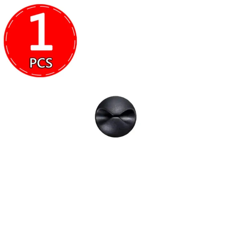 Cable Clip Adhesive Silicone Cable Holders Organizer Desk Cable Management Clips Wire Cord Holder In Office Home Car