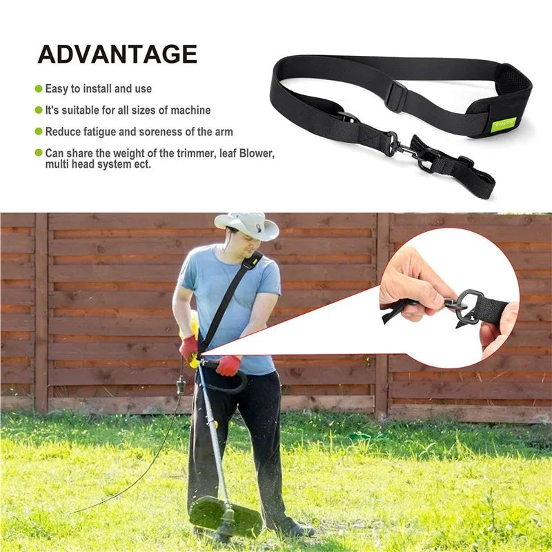 Trimmer Lawn Mowers Garden Tools Attachment Gasoline Brush Cutter Accessories Spare Parts Simple Side Back Shoulder Strap