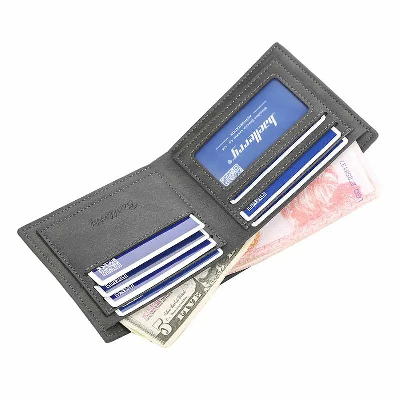 2025 New RFID Blocking Men Short Wallet Man Vintage Leather Wallet Male Handmade Billfold Coin Purse High Quality Business Purse