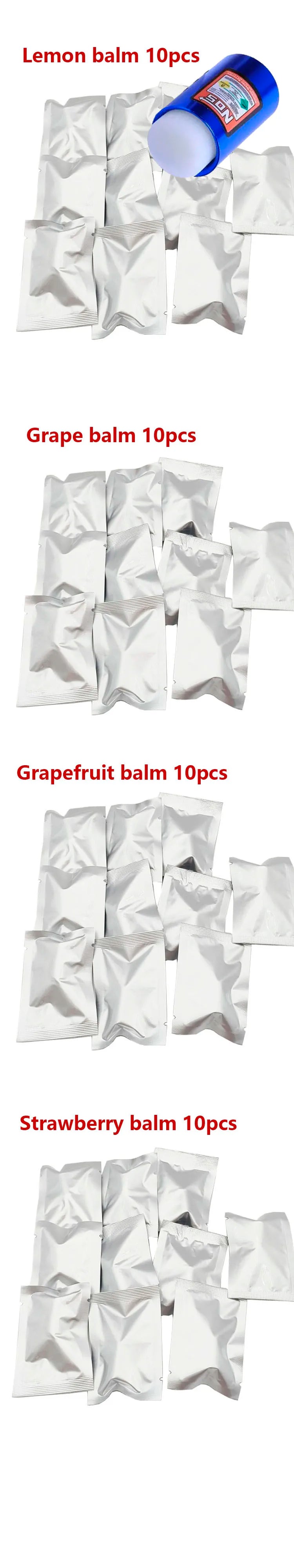 10pc balms car perfumes lemon strawbery grape fruit balm Nos car air fresherner cute car acesssories interior air vent smell