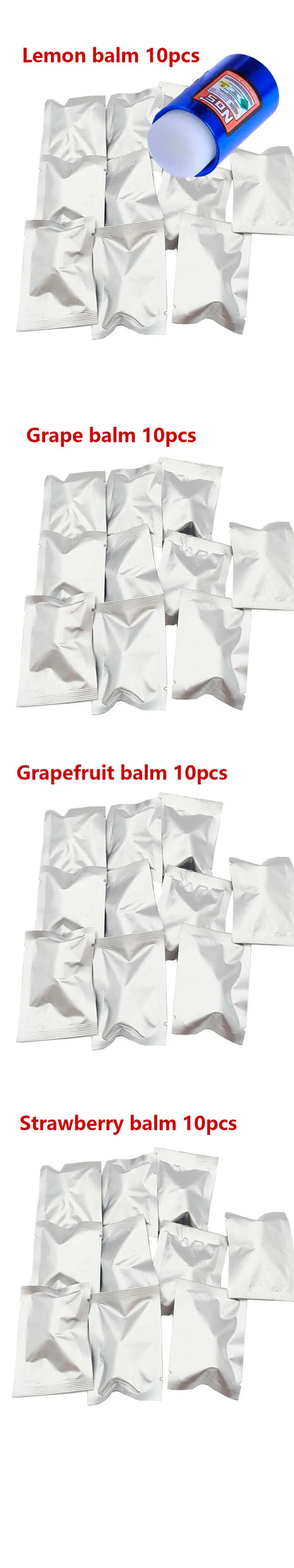 10pc balms car perfumes lemon strawbery grape fruit balm Nos car air fresherner cute car acesssories interior air vent smell