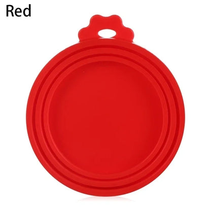 Silicone Canned Lid Sealed Feeders Food Can Lid for Dog Cat Storage Top Cap Reusable Cover Lid Health Home Pet Daily Supplies