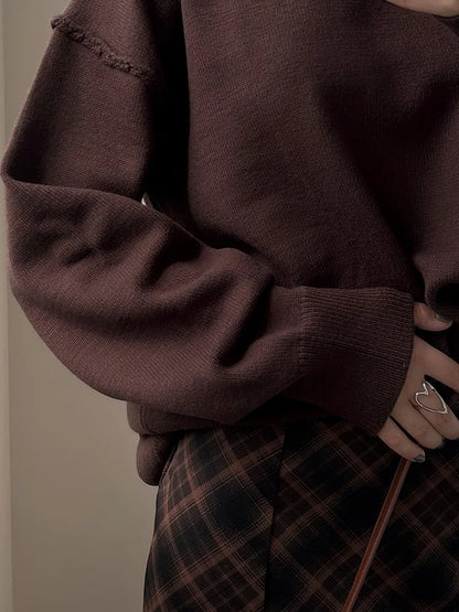 Blue Oversize Sweaters For Women Winter Thick Beige Pullover Woman Autumn Fashion Loose O Neck Ladies Sweaters Jumpers Women