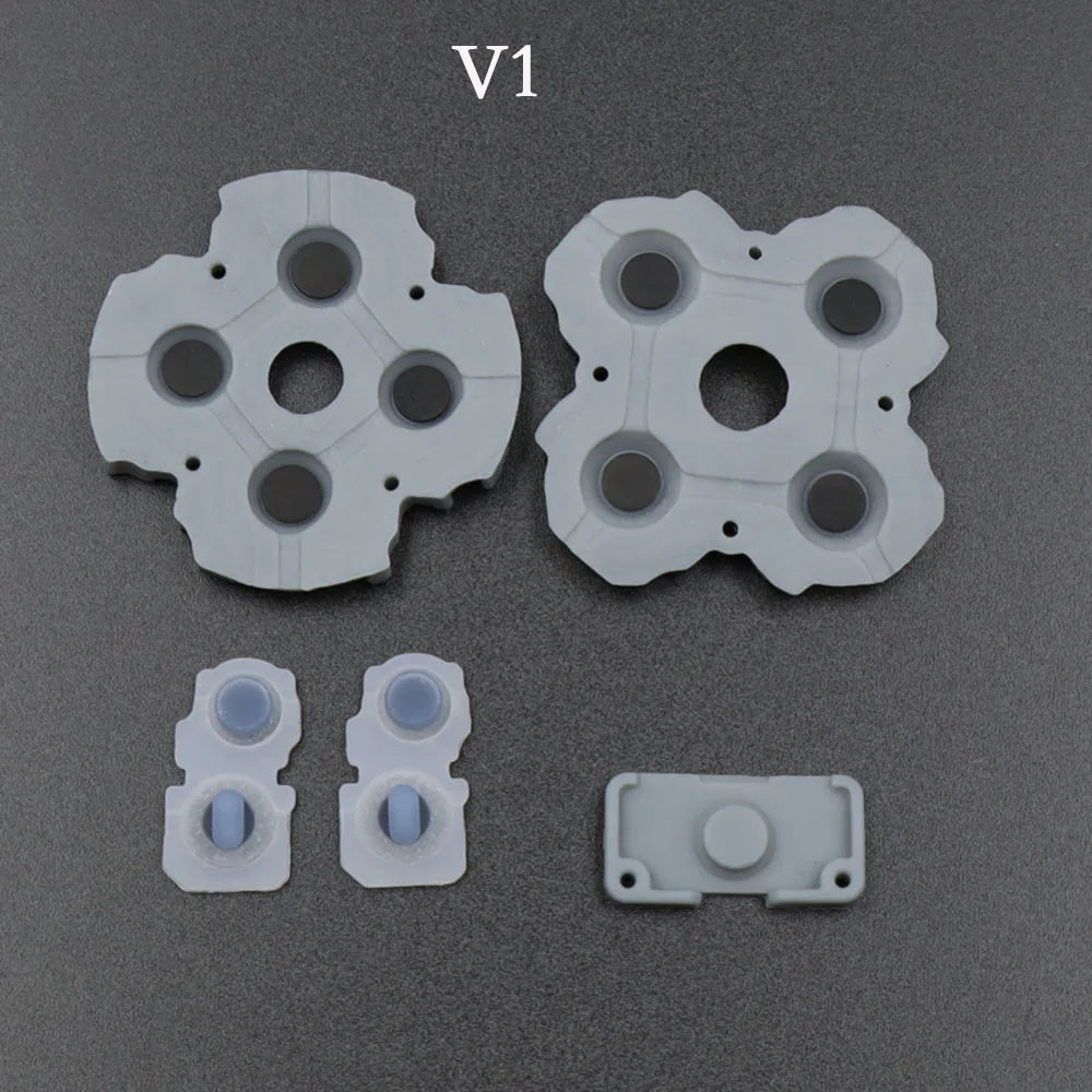 5/10Sets Conductive Rubber Pads for Playstation 5 PS5 Controller BDM 010 020 030 L1 R1 L2 R2 Adhesive Button Keypad Repair Part