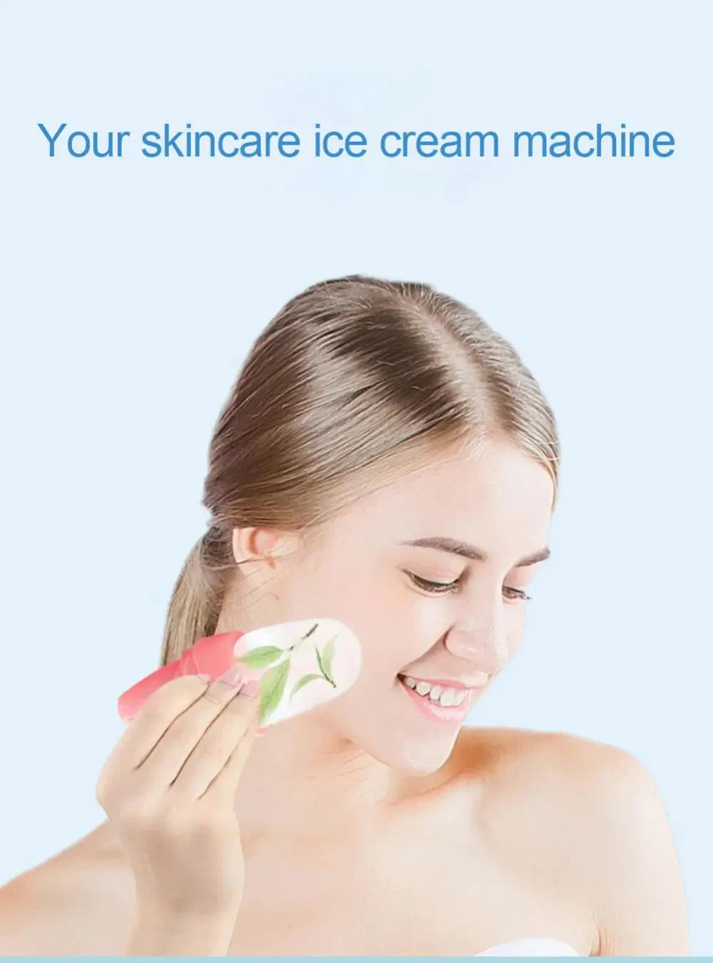 1pc Skin Care Beauty Lifting Contouring Tool Silicone Ice Trays Ice Globe Ice Balls Face Massager Facial Roller Reduce Acne