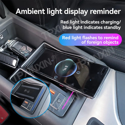 For Audi A4L A5 2017 2018 2019 2020 2021 2022-2024 Interior Modification Accessories Car Dashboard Holder Quick Wireless Charger