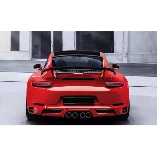 Carbon Fiber Techart Style Car Rear Trunk Spoiler Rear Wing Tail Wing Parts For Porsche 911 991.1 991.2 Upgrade Body kit