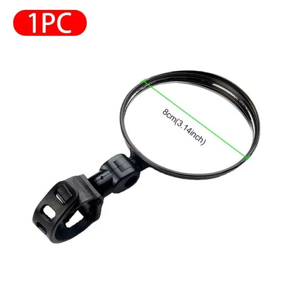 Motorcycles Rearview Mirror Side Mirror For Safety View Turning Left Right Mirror Adjustable Mini Autocycle Rear View