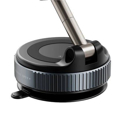 Magnetic Vacuum Car Mount Phone Holder Vacuum Adsorption Car Phone Mount Vacuum Suction Cup Car Phone Stand for Gym Bath Shower