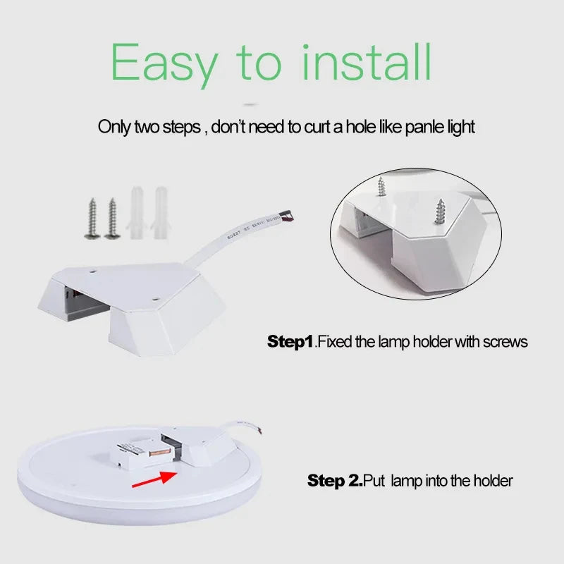 LED Ceiling Lamps Modern Ceil Light 18/30/40/72W Led 220V Ceiling Lights Round Living Room Bedroom Indoor Kitchen Lighting Lamp