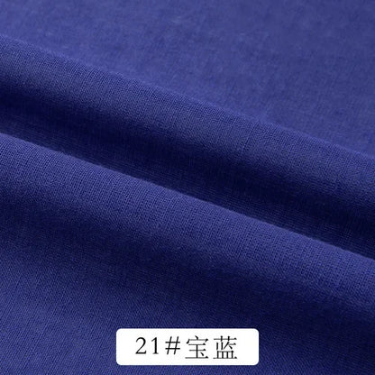 Cotton Summer Solid Color Clothing Lining Cloth White Cotton Dress Mesh Cotton Clothes Lining Fabric