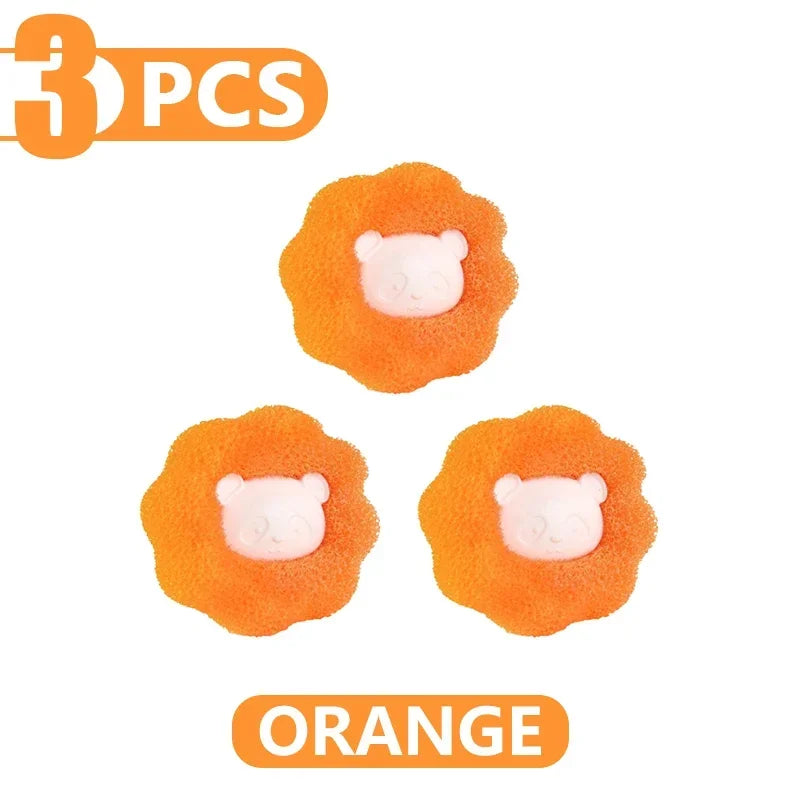 Laundry Balls Pet Hair Collector for Washing Machine Reusable Laundry Lint Catcher Removes Lint From Clothes Pet Cat Accessories