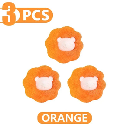 Laundry Balls Pet Hair Collector for Washing Machine Reusable Laundry Lint Catcher Removes Lint From Clothes Pet Cat Accessories