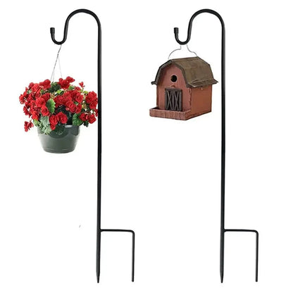 90/100/120cm Shepherd Hooks Plant Hook Craft Hook For Hanging Solar Lights Bird Feeders﻿ Outdoor Yard Garden Decor