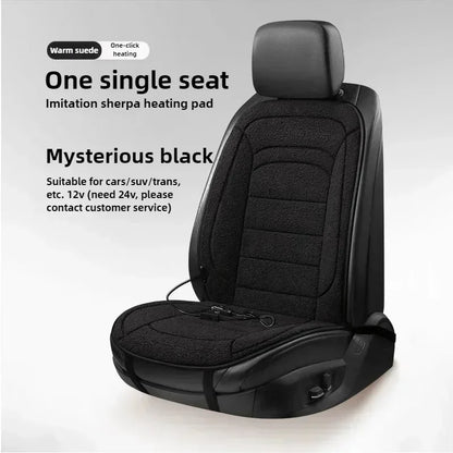 Heated Car Seat Cover Car Heating Cushion Winter Heated Seats Car Seat Warmer 12V Seat Cushion For Back And Seat