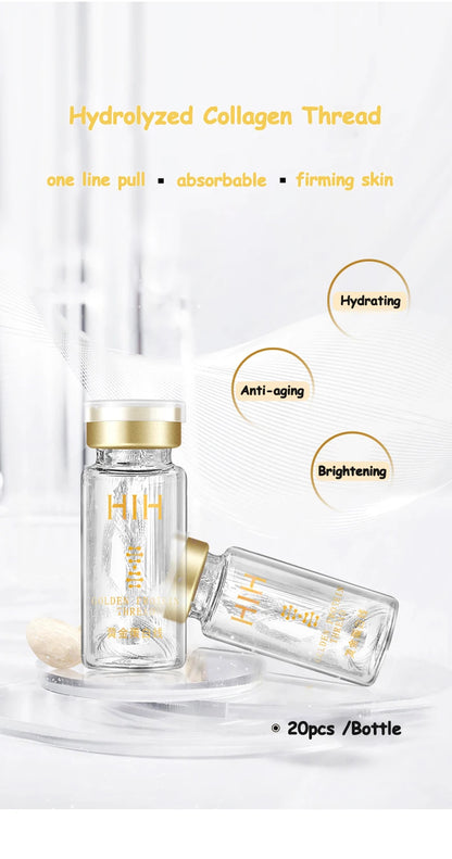 Korea 24k Care Serum Active Collagen Silk Care Lifting Firming Set Hyaluronan Silk Line Moisturizing Essence Firming Skin Care