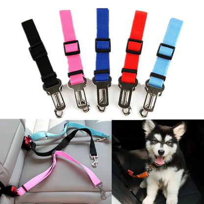Car Seat Belt Buckle Pet Seat Adjustable Pet Cat Dog Pet Supplies Vehicle Dog Harness Pet Leash Car Safety Buckle Accessories