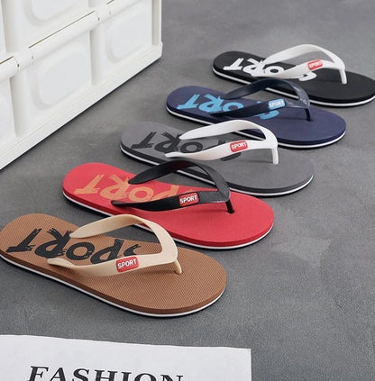 Flip Flops Slippers for Men Outdoor Beach Sandals Man Designer Luxury Fun Elegant Original Low Price 2025 Fashion Trend Shoes