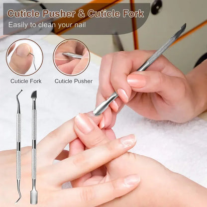 Foot Care Tool Pedicure Manicure Kit Set Stainless Steel Peeling Exfoliating Callus Dead Skin Remover Foot Scrubbing Brush