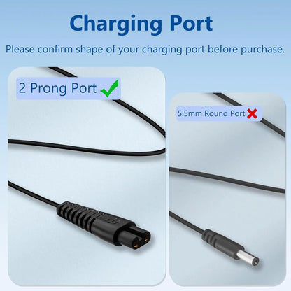 Charger for Bissell Pet Hair Eraser Vacuum Charger 6Ft Replacement Power Cord Compatible with Bissell 2390 2390A 23903 2284W