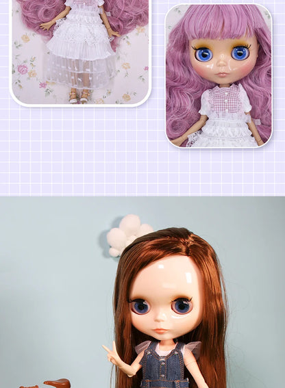 ICY DBS Blyth doll Joint Body 30CM BJD  Clothes Shoes Hand Set Fashion Dolls girl gift