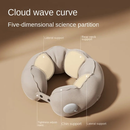 Pressed Inflation Inflatable Travel Pillow Lightweight Foldable U-shaped Pillow with Storage Bag Comfort Neck Support Cushion