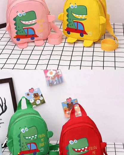 Children Cute Cartoon Dinosaur School Bags Anti-lost Backpacks Toddler Rucksack Kindergarten Schoolbag