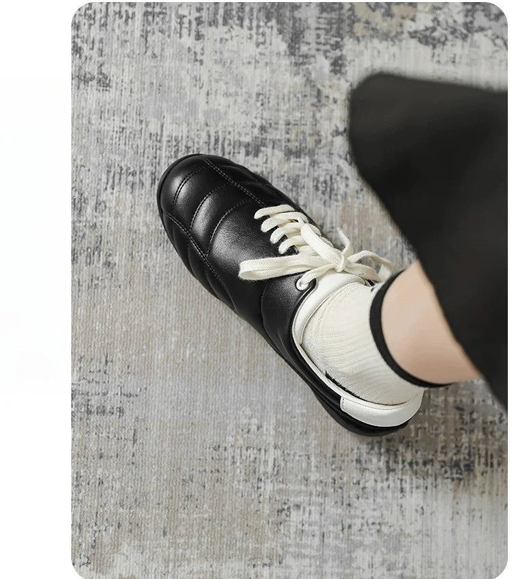 Women's Shoes Spring New Fashion Casual Shoes College Style Wide Toe Soft Comfortable Flat Shoes Outdoor Casual Sports Shoes