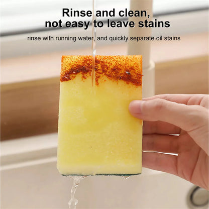 30PCS Dishwashing Sponge Kitchen Nano Emery Magic Clean Rub Pot Rust Focal Stains Sponge Removing Kit Cleaning Brush Sponges