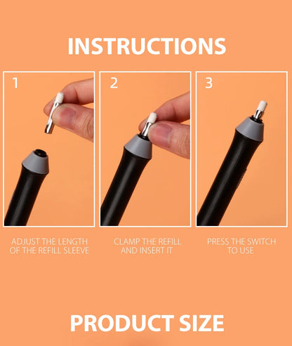 Adjustable Electric Borradores Escolares Rubber Refills Sketch Drawing Erasing Automatic School Cute Rubber Stationery Supplies