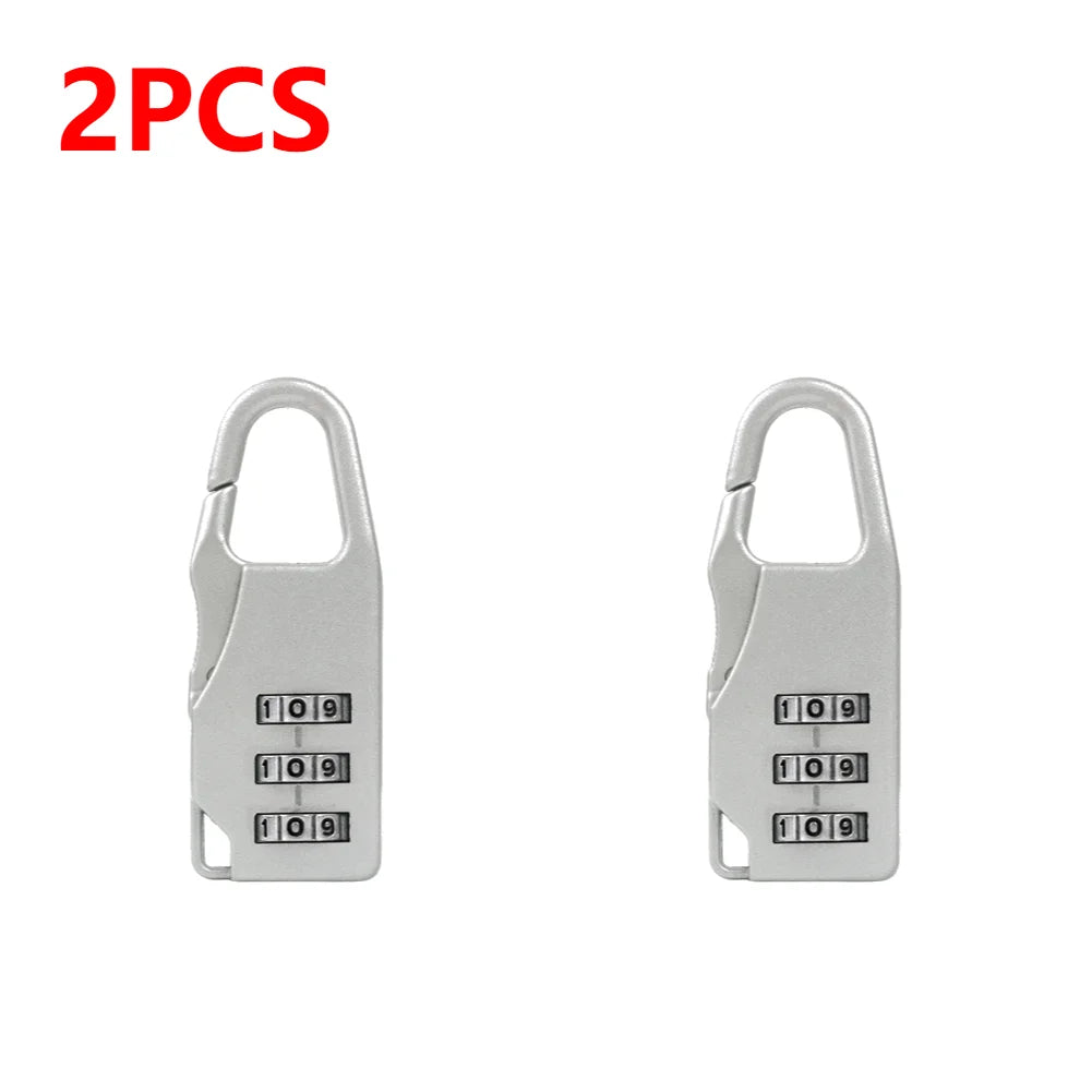 3 Digit Number Combination Pad Lock Padlock Outdoor Waterproof Lock Suitcase Luggage Security Coded Lock Zinc Alloy Code Lock
