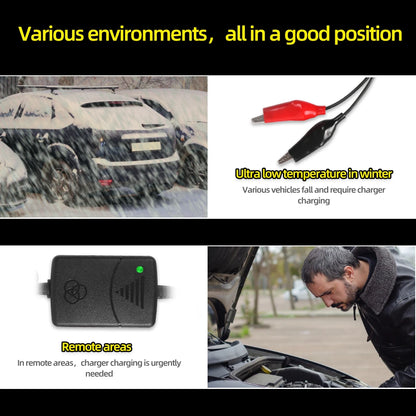 12V 1300Ma Universal Smart Battery Charger Eu Us Au Uk Plug Rechargeable Sealed Lead Battery Charger for Car Truck Motorcycle