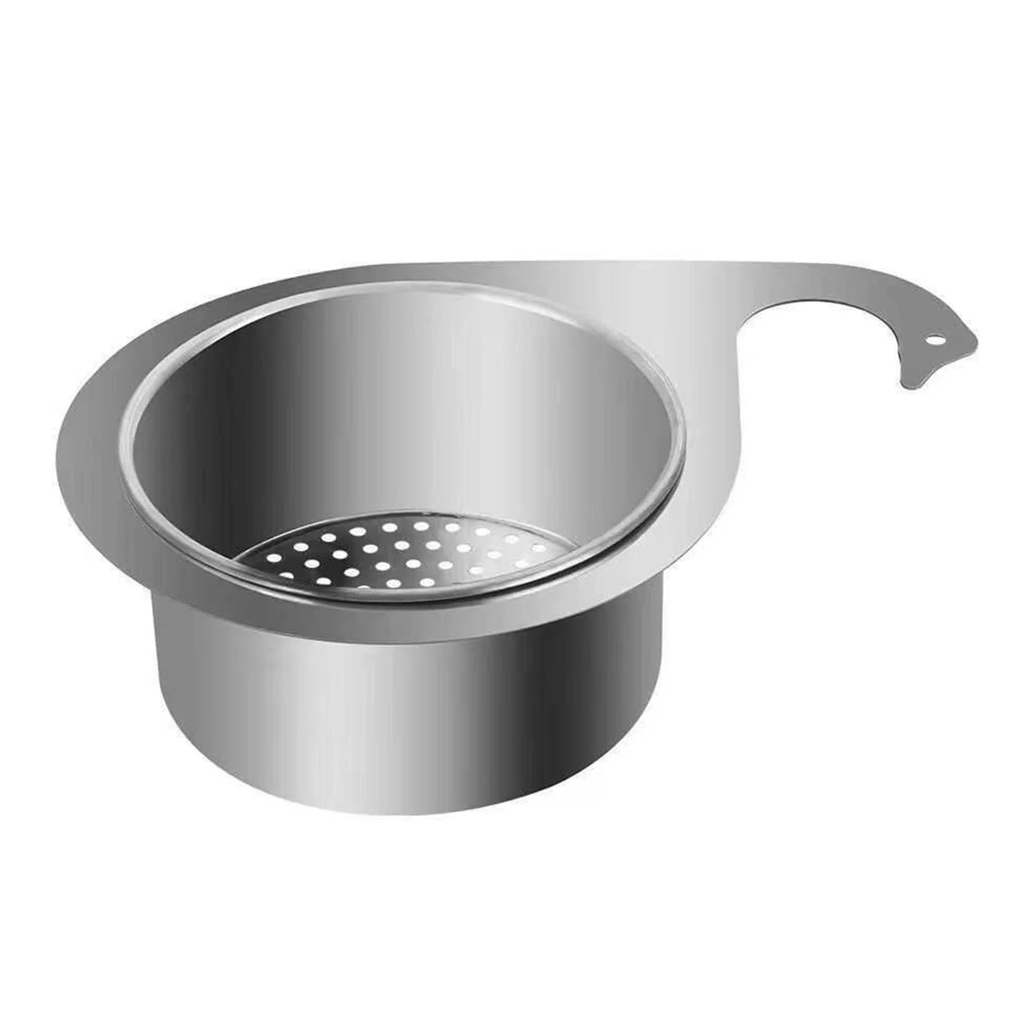 Swan Sink Strainer Basket Stainless Steel Corner Sink Strainer Kitchen Sink Drain Basket for Kitchen Sink Sink Strainer Basket