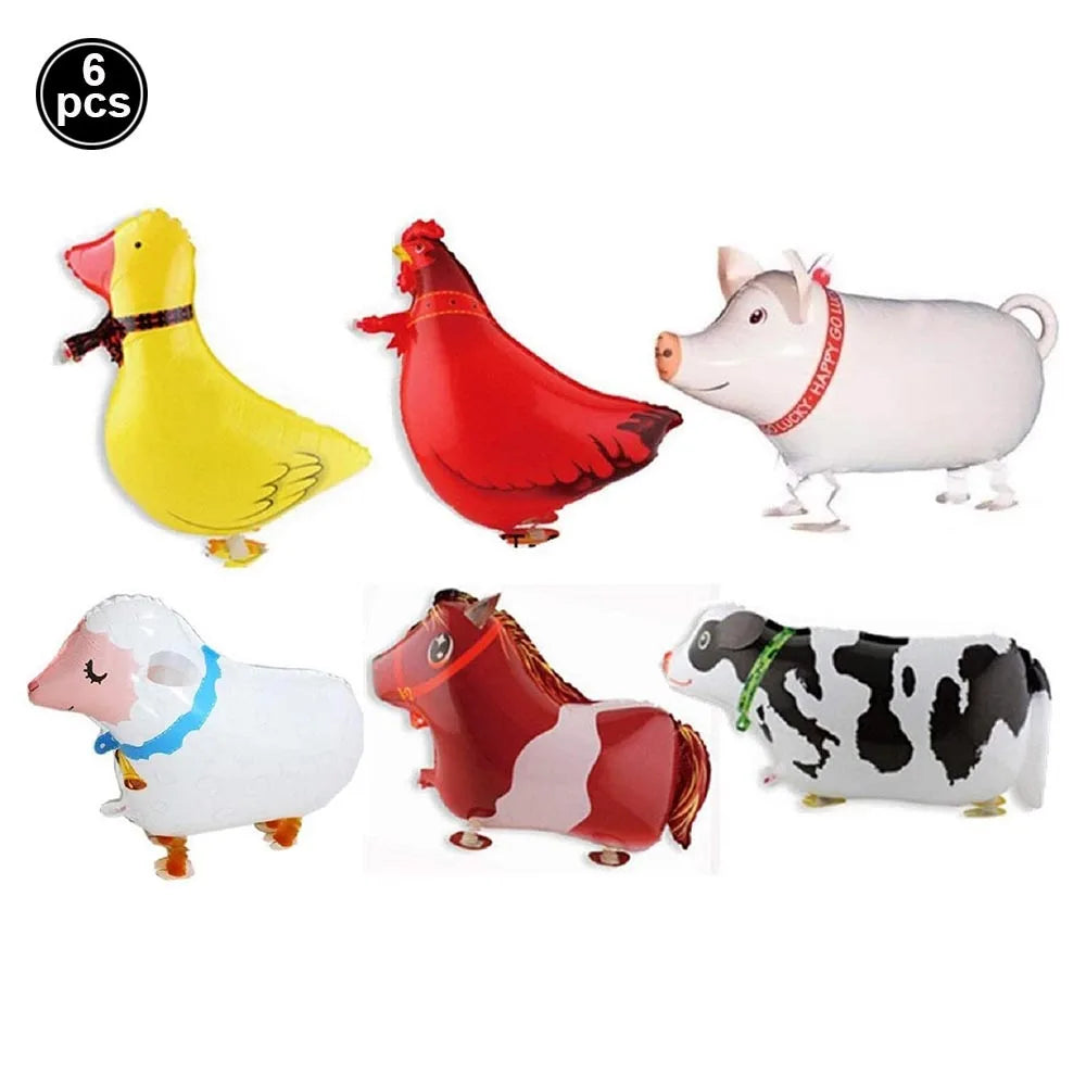 Farm Animals Tableware Barnyard Animals Birthday Dinnerware Disposable Plates Napkins Tablecloth Farm House Theme Party Decor