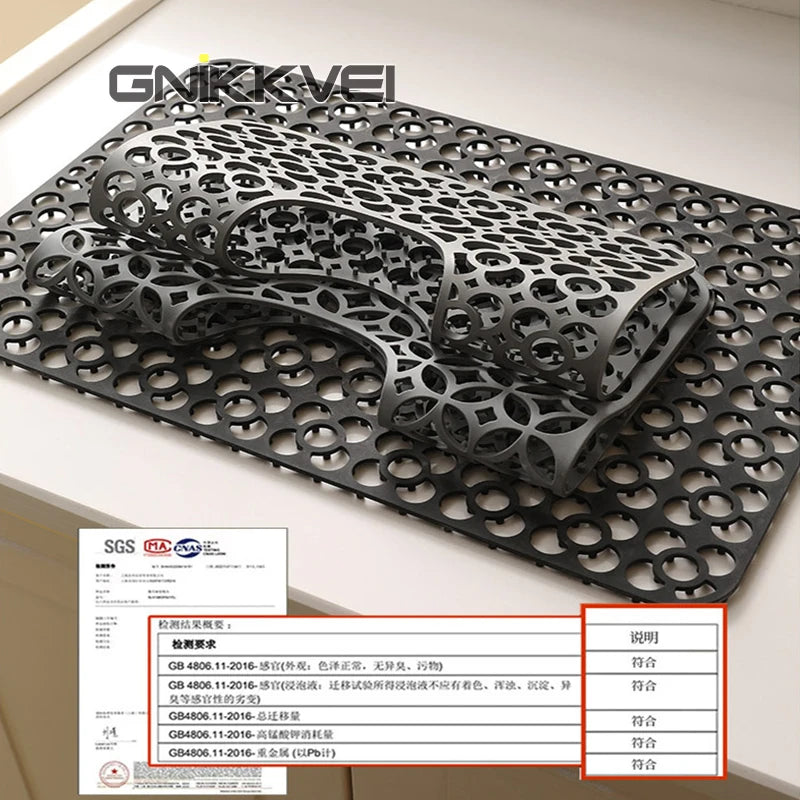 Sink Protectors for Kitchen Sink, Kitchen Sink Mats Silicone Sink Protector, Sink Mat Grid for Kitchen Bottom of Farmhouse